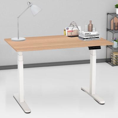 Simple office desk that can be raised or lowered